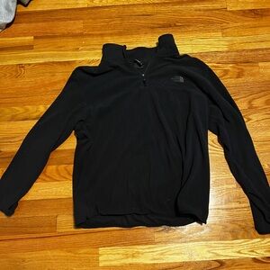 Large North Face pullover with south wind ranch logo